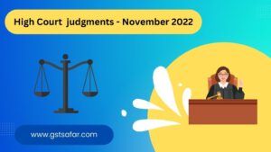 GST Case Law
