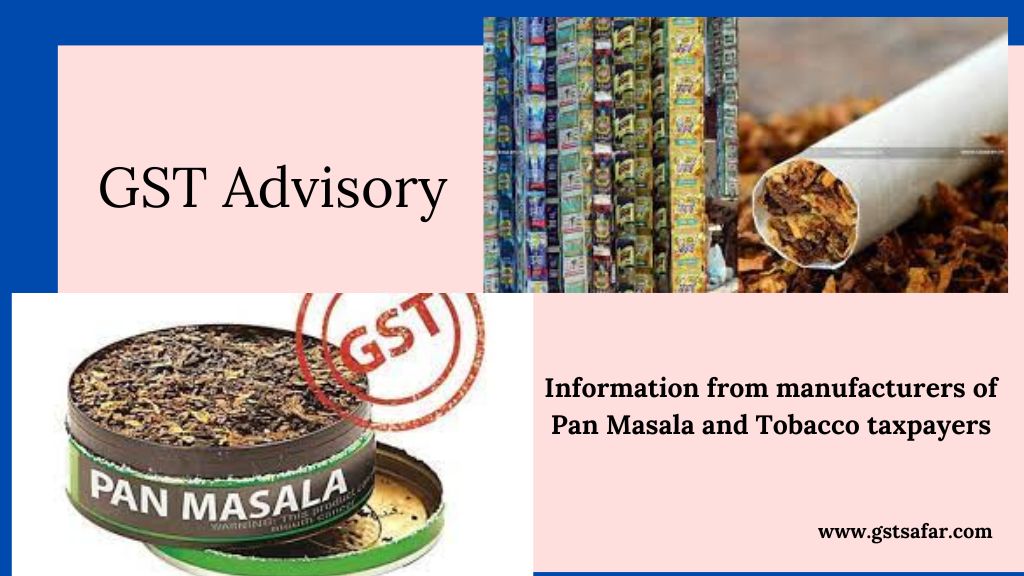 pan masala and tobacco