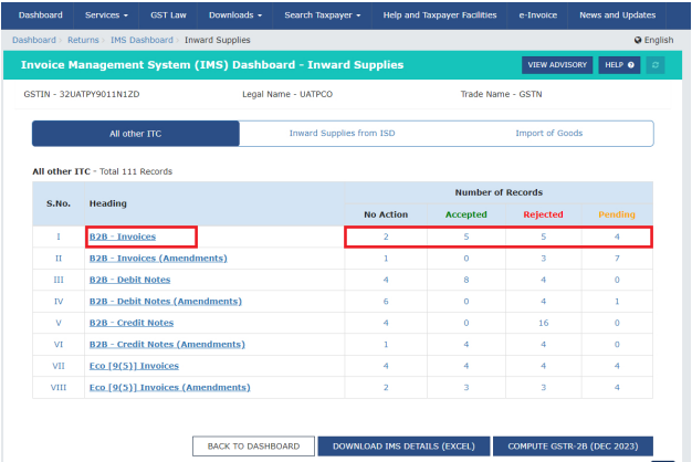 Invoice Management System User Manual 6