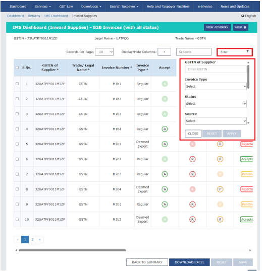 Invoice Management System User Manual 8