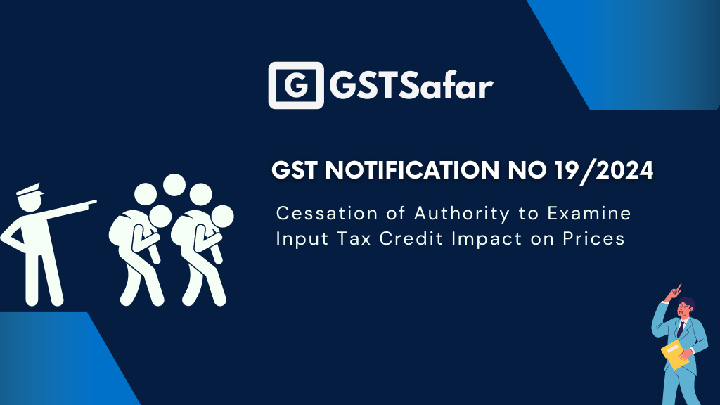 Notification No 19/2024